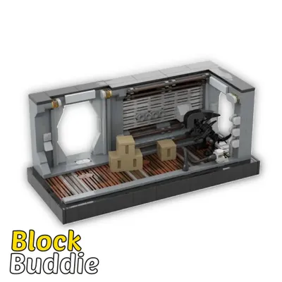 Produktbild von Alien USCSS Nostromo Korridor Klemmbaustein Set - Sci-Fi Diorama