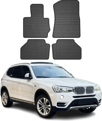 Immagine prodotto di 2010-2017 BMW X3 F25 Tappetini in gomma nera 4 pezzi
