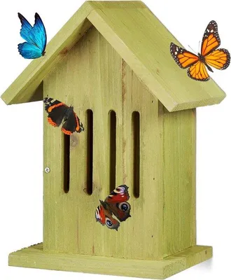 Produktbild von Famanu Insektenhotel Bienenhaus - hängend, bunt, 255 x 185 x 12 cm - grün