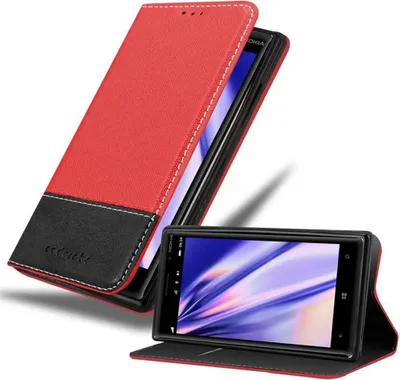 Zdjęcie produktu dla Cadorabo DE-114318, Nokia, Nokia Lumia 830, Czerwony