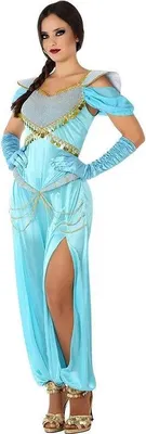 Produktbild von Atosa Arabisches Prinzessinnenkostüm Blau M-L Blau M-L
