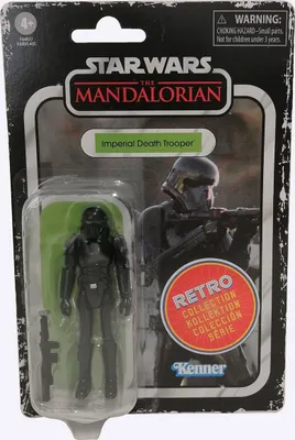 Obrázek produktu pro Hasbro F4457 Disney Star Wars The Mandalorian Imperial Death Trooper Kenner, Actionfigur mit Waffe, Star Wars Retro Kollektion