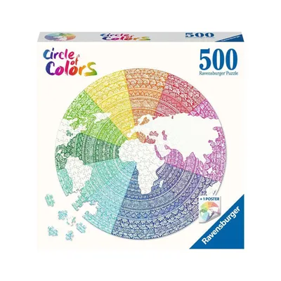 Zdjęcie produktu dla Rav Puzzle 500 Paleta Kolorow Mandala 17168