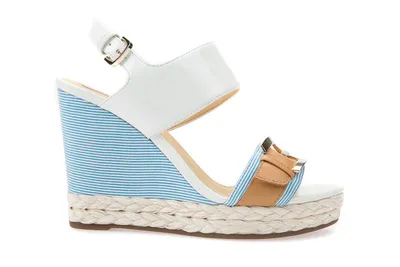 Produktbild von Geox D Janira E Damen weiß Leder Sandalen 40