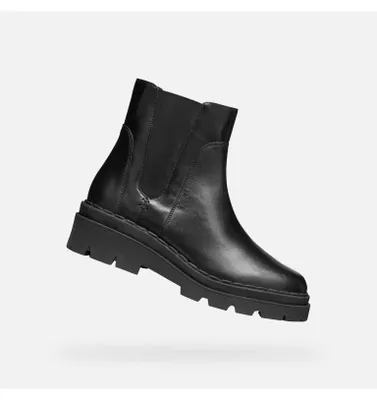 Produktbild von Geox Schwarze Damen-Ankle-Boots Felleny 40