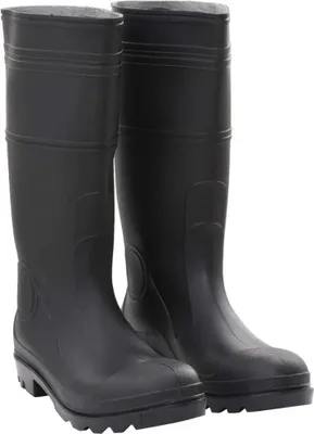 Image de Bottes de pluie noir taille 45 PVC