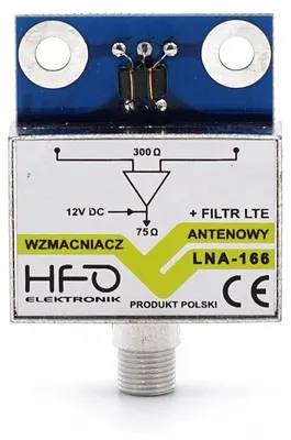 Immagine prodotto di Amplificatore di antenna HFO LNA-166 5G, 20 dB, da installare all'interno