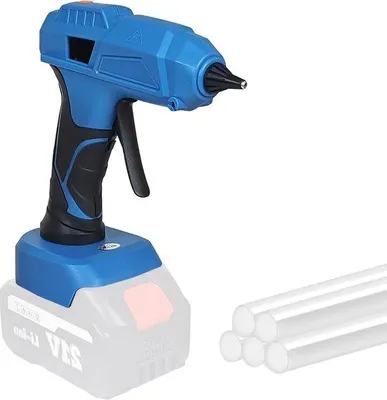Zdjęcie produktu dla Zestaw do lutowania elektrycznego 7 mm, 11 mm, 40 W, 100 W – zestaw do lutowania akumulatorowego – narzędzie hobbystyczne 20 V – 5 sztyftów kleju – 100 W, 11 mm