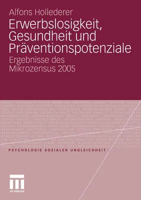 Produktbild von Erwerbslosigkeit, Gesundheit und Präventionspotenziale