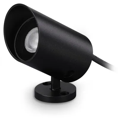 Produktbild von Ideal Lux 349596 KOALA LED-Außenstrahler/Reflektor 7W 630/340lm 3000K IP65 schwarz