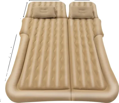 Obrázek produktu pro Nafukovací matrace do auta, nafukovací postel, ergonomický design, béžová barva