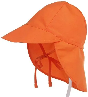 Immagine prodotto di Cappello estivo per bambini con protezione per la nuca, arancione, protezione UV, XS
