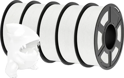 Zdjęcie produktu dla Filament PLA do drukarek 3D, średnica 1,75 mm, tolerancja +-0,02 mm, wytrzymałość, PLAMT biały