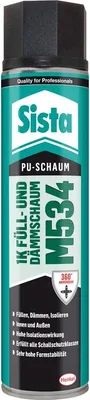 Produktbild von Sista PolyurethanFüll und Dämmschaum 1K M534, M544U, 6x 600ml
