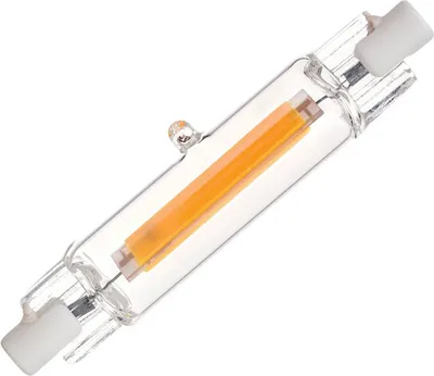 Immagine prodotto di Lampada LED R7S, lampadina, lampadina di ricambio, pezzo di ricambio, 4 Watt, 78 mm, 450 lumen, 3000 Kelvin, bianco caldo, trasparente, non dimmerabile