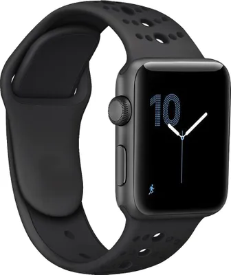 Produktbild von BStrap Silicone Sport Armband für Apple Watch 42/44/45mm, Black