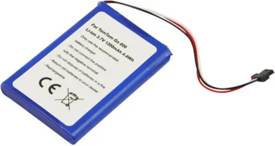 Produktbild von Avizar, Li‑ion Akku für TomTom Go 600/Start 62 GPS, 1200 mAh, Blau