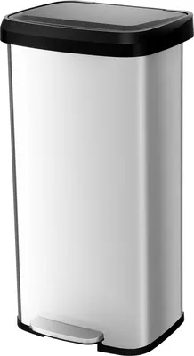 Obrázek produktu pro Kuchyňský odpadkový koš COSTWAY, 68l odpadkový koš, pedálový odpadkový koš s měkce zavíratelným víkem, systém třídění odpadu včetně deodorační přihrádky, z nerezové oceli a plastu (stříbrná / 68l)