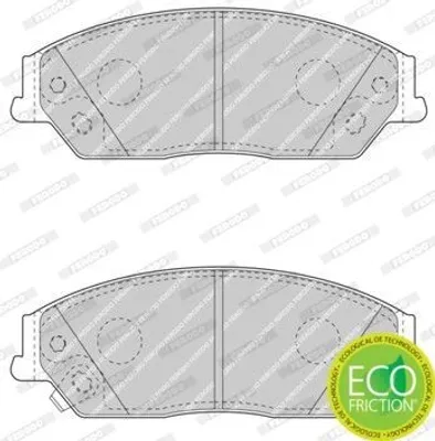 Produktbild von FERODO Bremsbeläge Satz Vorne für TOYOTA Camry Limousine (V3) FDB4443