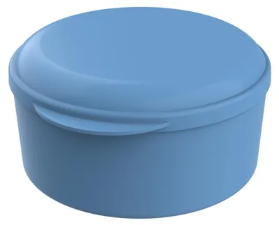 Produktbild von Blaue Brotdose ToGo-Box für Salate, BPA-frei, mikrowellengeeignet, spülmaschinengeeignet