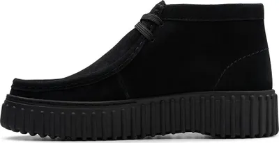 Produktbild von CLARKS Schnürschuhe Torhill Moss Black mit markanter, gerippter Sohle 1219 Black Sde 36