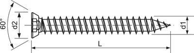 Produktbild von SPAX SPAX-RA, 7,5 x 210 mm, 100 Stück, Vollgewinde, Flachsenkkopf, T-STAR plus T30, WIROX - 1021010752105