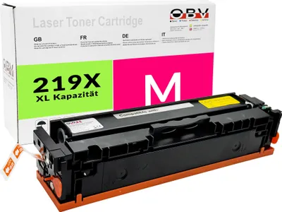 Produktbild von Toner geeignet für HP Color LaserJet Pro 3202 dn Color LaserJet Pro 3202 dng als Ersatz für 219X W2193X Magenta - 2500 Seiten - XXL - H2193XM