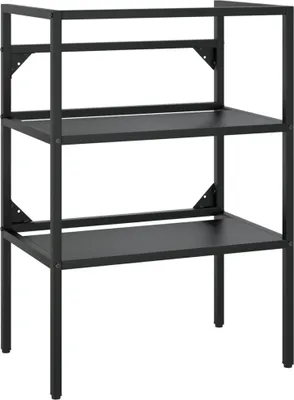 Produktbild von "SALE 2026" Badezimmer Waschtischgestell Schwarz 59x38x83 cm Eisen - Spiegelschränke DE6675522