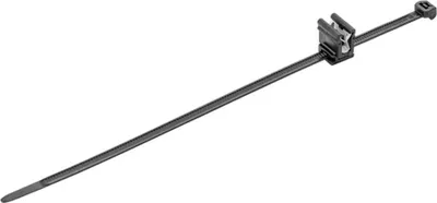 Obrázok produktu pre Cimco Clip-Kabelbinder, 4,6 x 200 mm, SW, balenie po 100 ks.