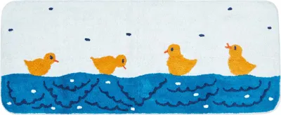 Produktbild von HOMESCAPES Badteppich Ententeich, 50 x 125 cm