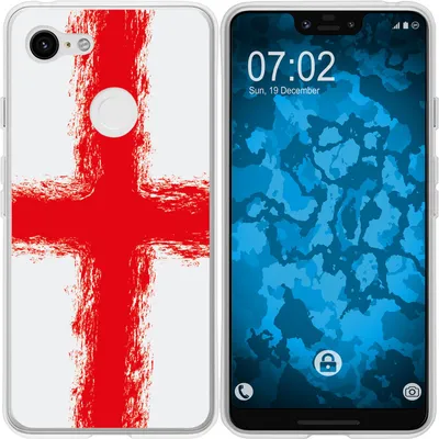 Produktbild von PhoneNatic Case kompatibel mit Google Pixel 3 XL Silikon-Hülle WM England M4