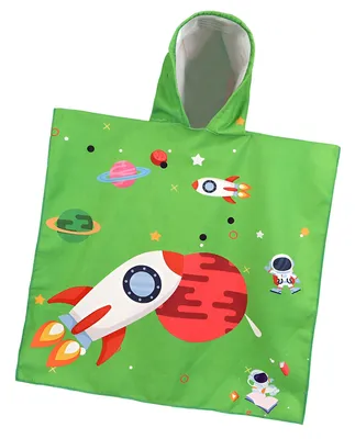 Produktbild von Baby Poncho grün 60x120 cm - Raketa