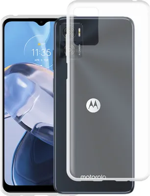 Image de Cazy Coque compatible avec Motorola Moto E22 / E22i Coque en Silicone - Coque Flexible - Transparant