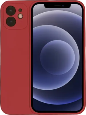 Obrázok produktu pre Puzdro na mobilný telefón pre iPhone 12 silikónové puzdro - Backcover Silicone Case - Red