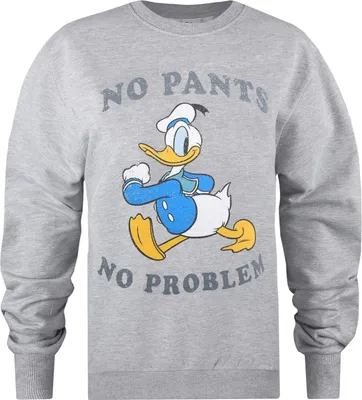 Image de Disney - "No Pants No Problem" Sweat-shirt pour femme TV1215 (XL) (Gris)