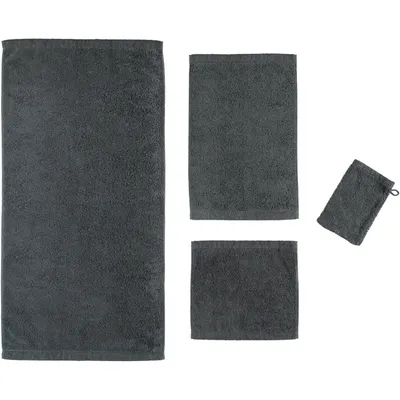 Produktbild von Cawö Frotte-Serie Life Style uni 7007-774 anthrazit klassisch 100% Baumwolle, Größe:Seifentuch 30 x 30 cm