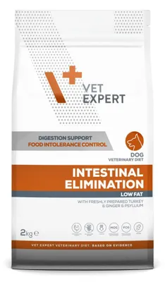 Produktbild von Vet Expert Intestinal Elimination 2kg Diät-Trockenfutter mit Truthahn für Hunde mit Verdauungsproblemen