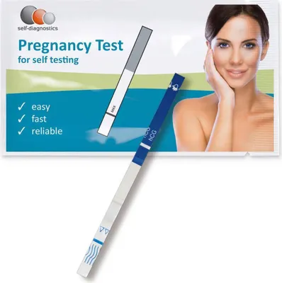 Produktbild von self-diagnostics Schwangerschaftstest Frühtest hCG 10 miu/ml - 20 Teststreifen