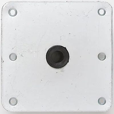 Produktbild von Swivl-eze Locknpin 3/4 Grundplatte 7x7 Zp Weiß  Weiß One Size