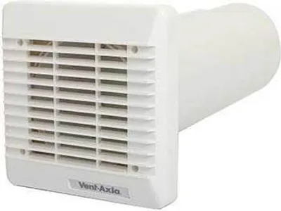 Obrázek produktu pro Nástěnné potrubí Vent-Axia s mřížkou 100 mm
