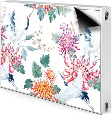 Produktbild von Magnet Heizung Verkleidung Abdeckung Heizung Heizkörperabdeckung 110x60 cm  - Kräne, in, Flug