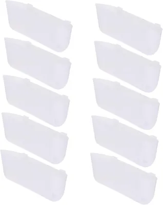 Productafbeelding van Vogelvoerbak Set - Voerdispenser Kooi - Vogels Voeren - Eenvoudig in Gebruik - 10 Stuks - Wit