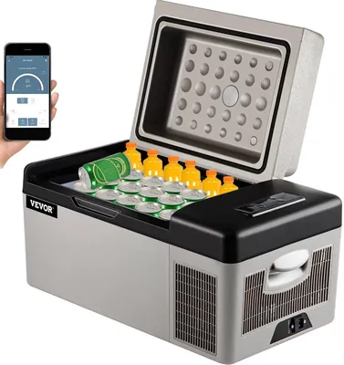 Obrázek produktu pro Autoklimatizace – Chladnička – Elektrická chladicí box – 20 litrů – 45 W – Účinné chlazení – Rozsah: -20 °C až 20 °C – Pro automobil