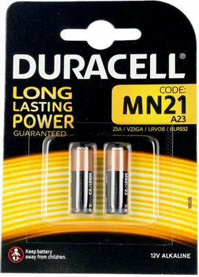 Produktbild von Duracell Batterie Security MN21                         2St.