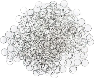 Produktbild von 400x Biegeringe Ringe Jumprings Spaltring Verbindungsringe DIY versilbert 8mm