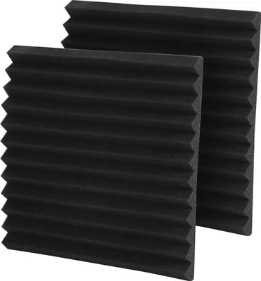 Zdjęcie produktu dla Jopassy 24 akustyczne maty z pianki 30 x 30 x 2,5 cm | Skuteczna izolacja akustyczna zapewniająca optymalną akustykę | Płytki z pianki