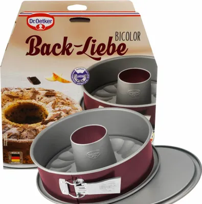 Produktbild von Springform mit Flach- und Rohrboden Back-Liebe Bicolor, Ø 26 cm