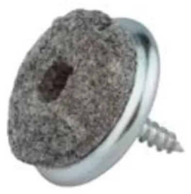 Produktbild von Filzgleiter mit Schraube grau 24mm 100 Stk