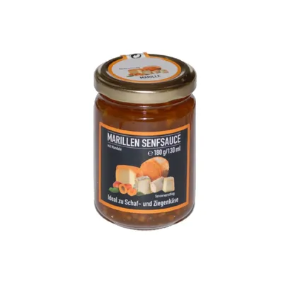 Immagine prodotto di Ruwisch & Zuck Salsa di senape all'albicocca con mandorle Dolce e piccante 180g