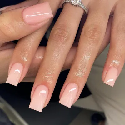 Produktbild von Press On Nails Mandel Eckig Rosa 24 Stück Glänzendes Jelly-Gel Acryl Kunstnägel Kurz